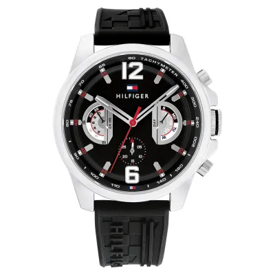 Tommy Hilfiger Tucker Men's Black Bold Sport Watch